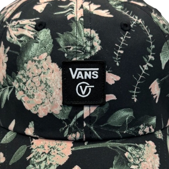 VANS Women's Vansday Court Hat TROPICAL FLORAL PRINT/BLACK - Picture 6 of 7